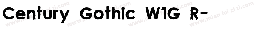 Century Gothic W1G R字体转换